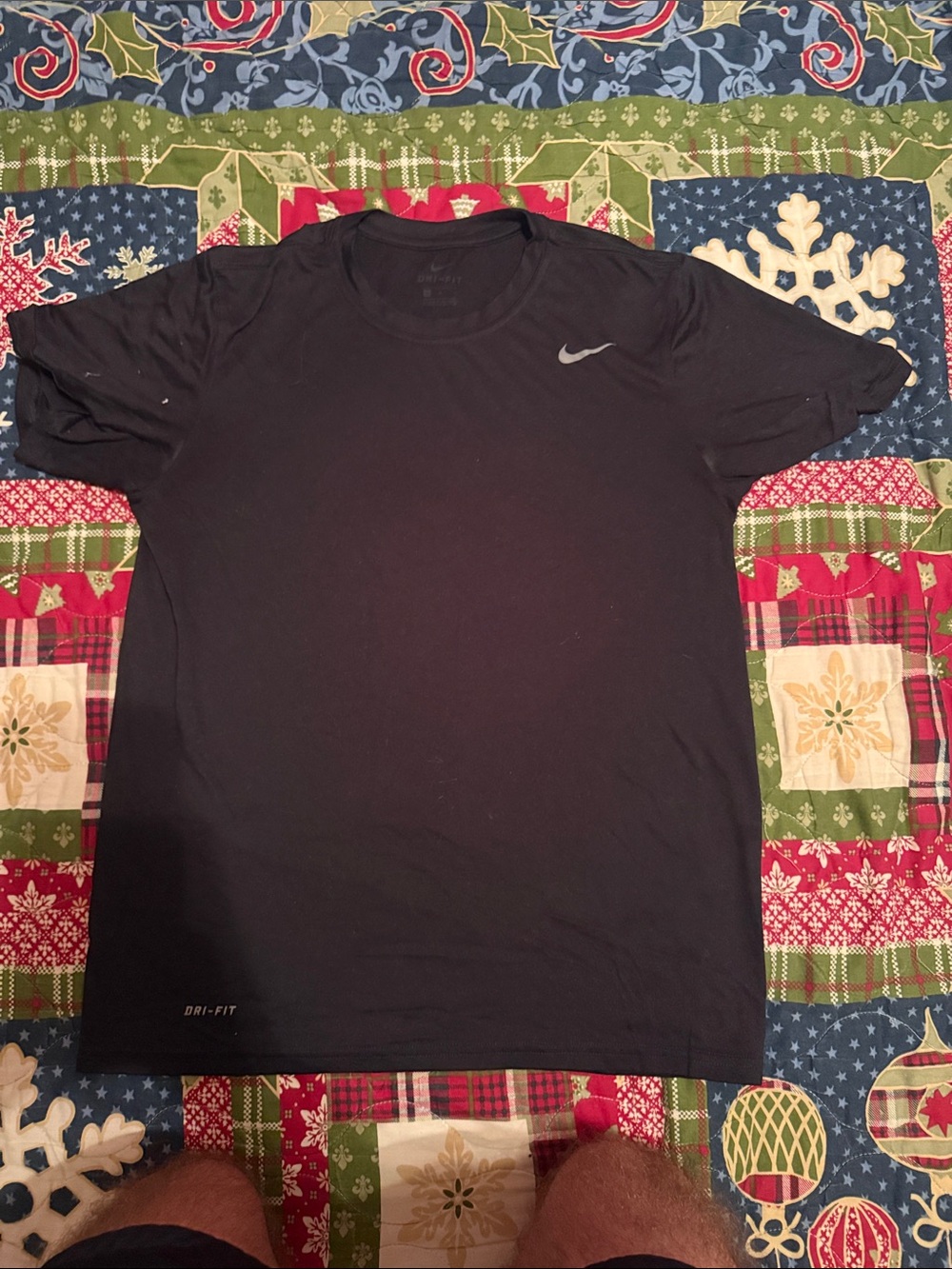 Nike Black Dri-FIT Athletic Crew Neck Tee
